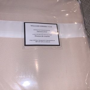 Williams Sonoma Home king/cal King Duvet cover